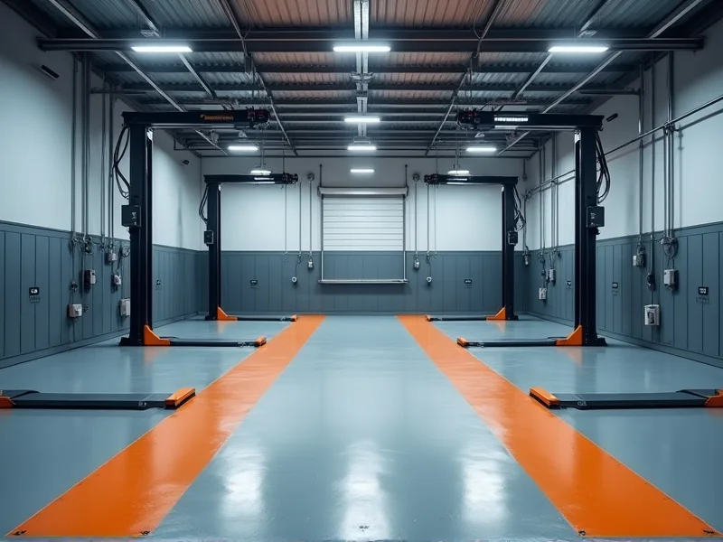 Redhill Garage bay interior, illustrative placeholder