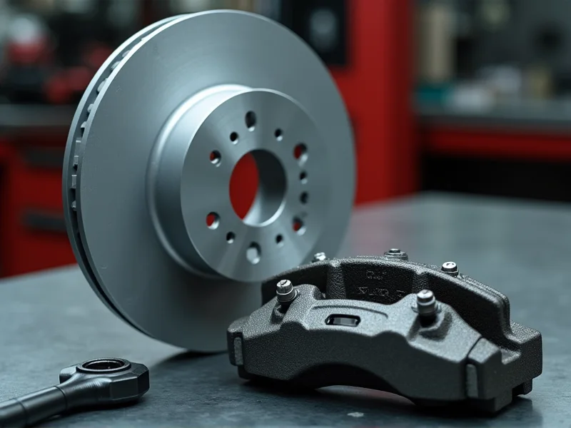 Brakes service bay, illustrative placeholder